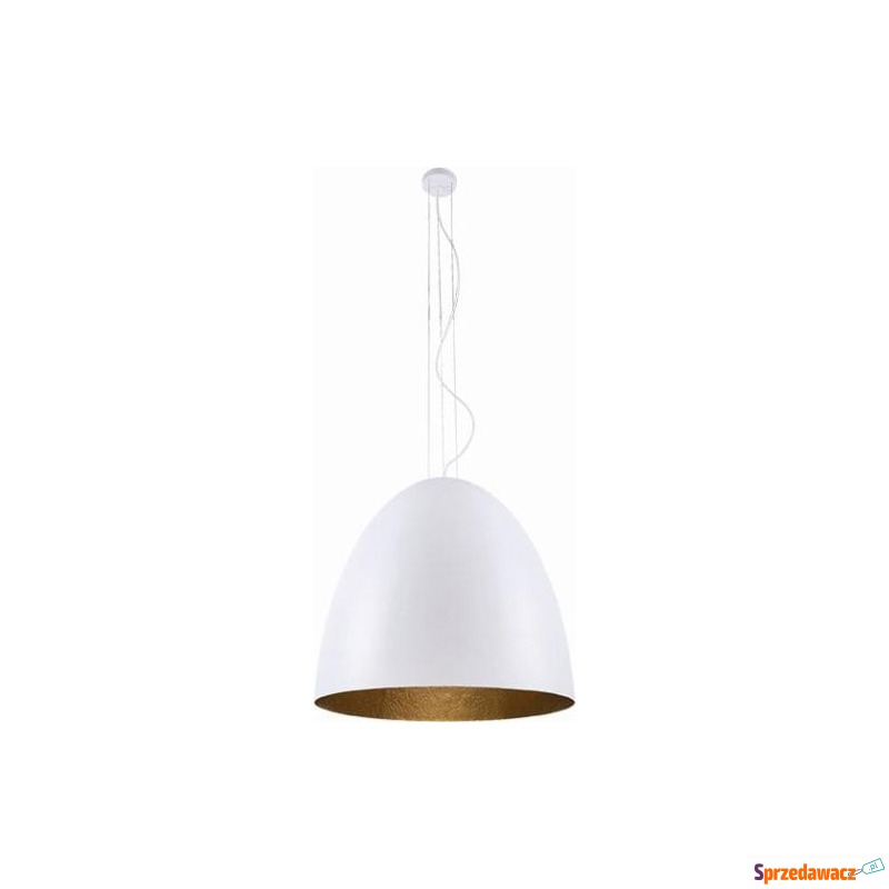 LAMPA WISZĄCA EGG L BIAŁO-ZŁOTY...