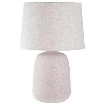 SELSEY Lampa stołowa Croft kremowa - Genesis