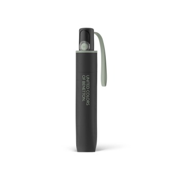 Parasol Benneton Mini AC Black-Iceberg Green