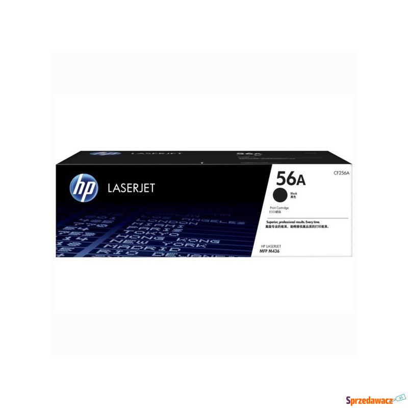 HP oryginalny toner CF256A, black, 7400s, HP 56A,... - Tusze, tonery - Kalisz