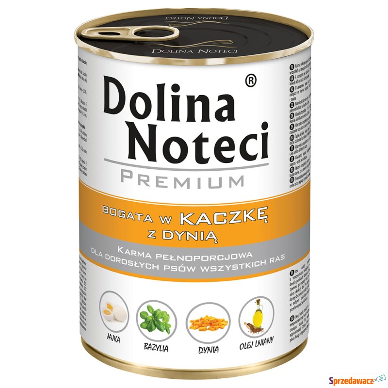 Dolina Noteci Premium, 24 x 400 g - Kaczka z dynią - Karmy dla psów - Skierniewice