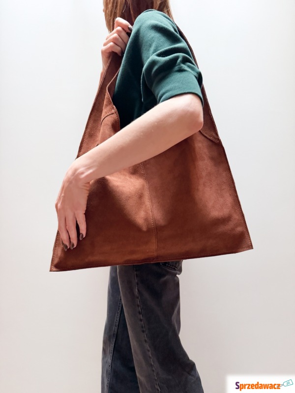 Shopper skórzany Sylvia - Torby, torebki, teczki - Ełk