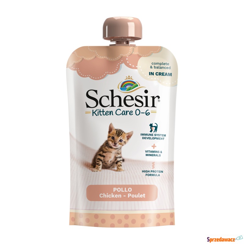 Korzystny pakiet Schesir Kitten in Cream, 20 x... - Karmy dla kotów - Mysłowice
