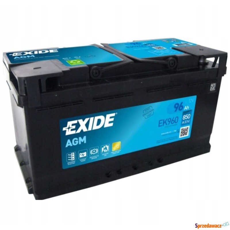 Akumulator 96Ah 850A Exide AGM