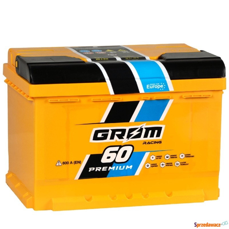 Akumulator 60Ah 600A grom racing