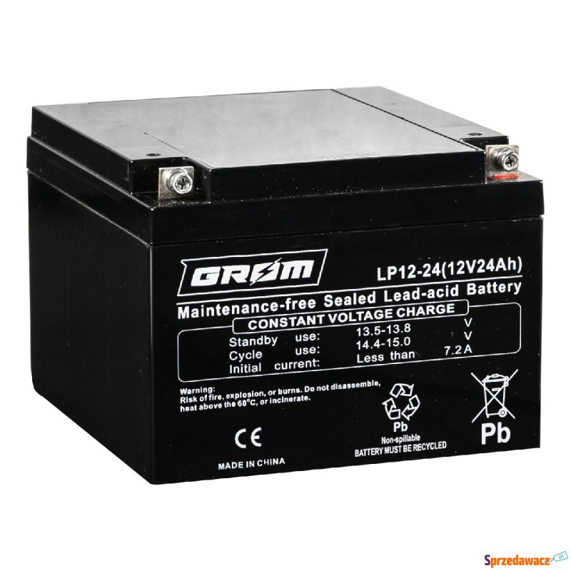 Akumulator 12v 24Ah grom