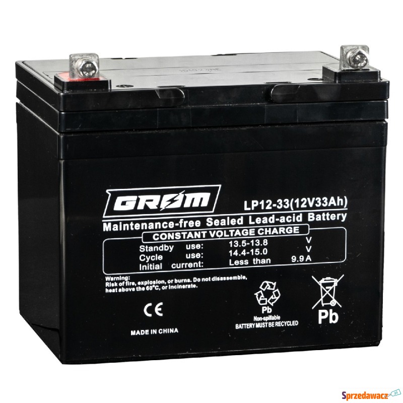 Akumulator 12v 33Ah grom