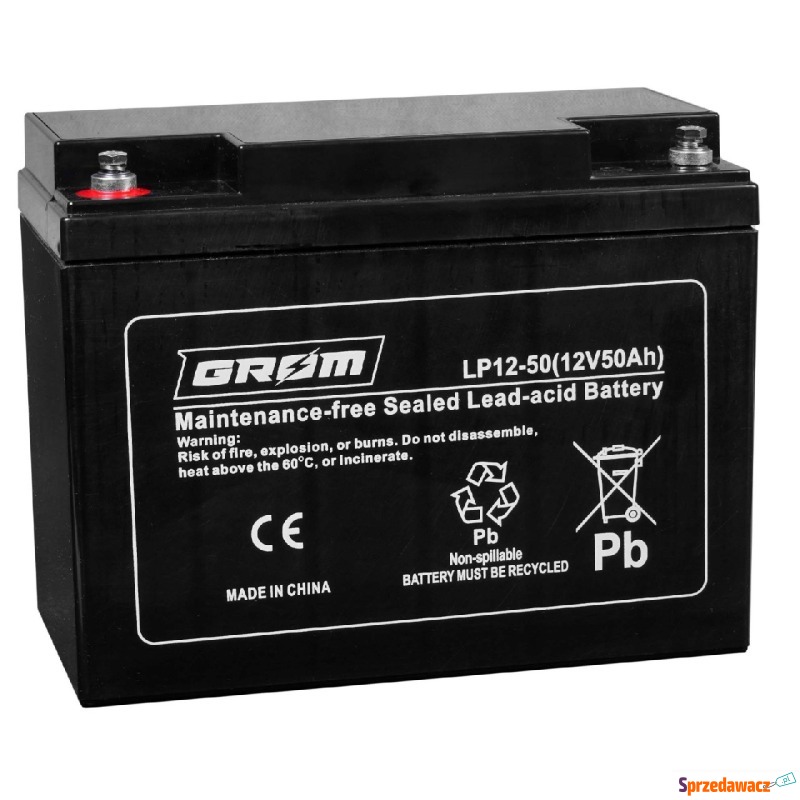 Akumulator 12v 50Ah grom