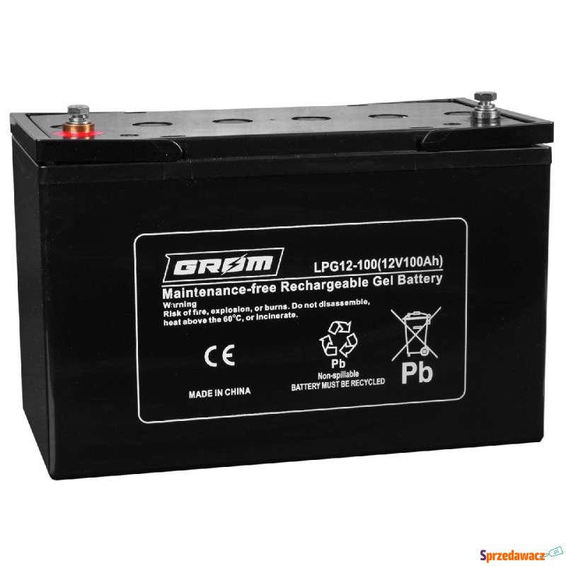 Akumulator 12v 100Ah grom