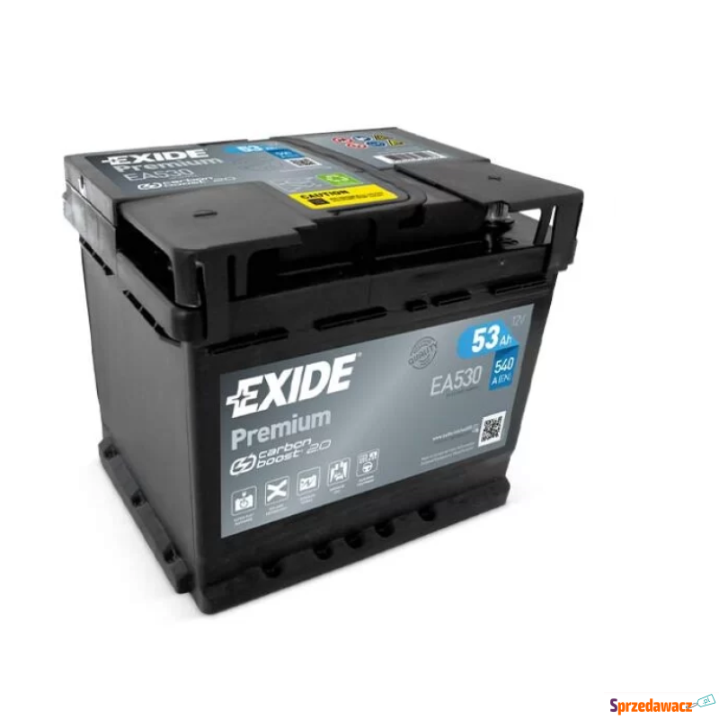 Akumulator 53Ah 540A Exide Premium - Akumulatory - Tychy