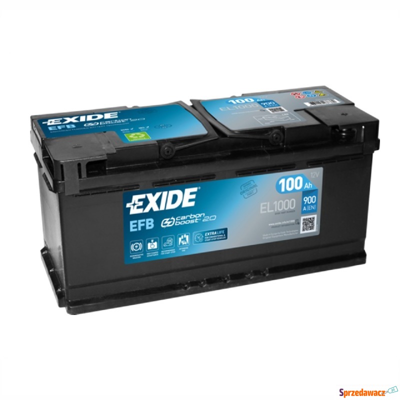 Akumulator 100Ah 900A Exide Start Stop EFB - Akumulatory - Tychy