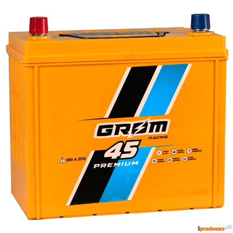 Akumulator 45Ah 390A Japan L+ grom racing - Akumulatory - Tychy