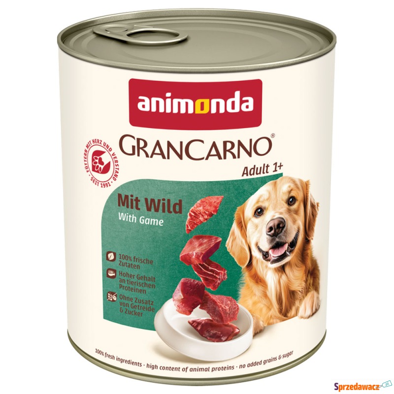 animonda GranCarno Original Adult, 6 x 800 g -... - Karmy dla psów - Chocianowice
