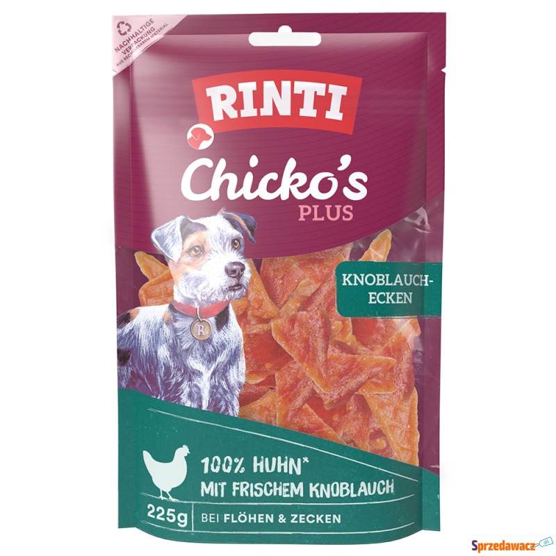 RINTI Chicko Plus z czosnkiem - 3 x 225 g - Przysmaki dla psów - Leszno
