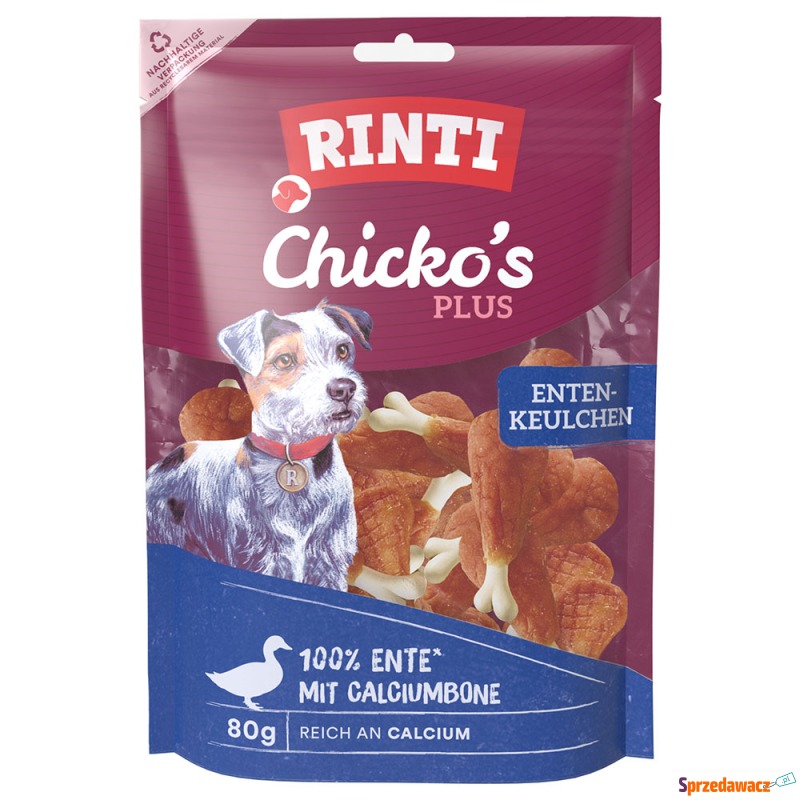 RINTI Chicko Plus, kaczka - 80 g - Przysmaki dla psów - Kalisz