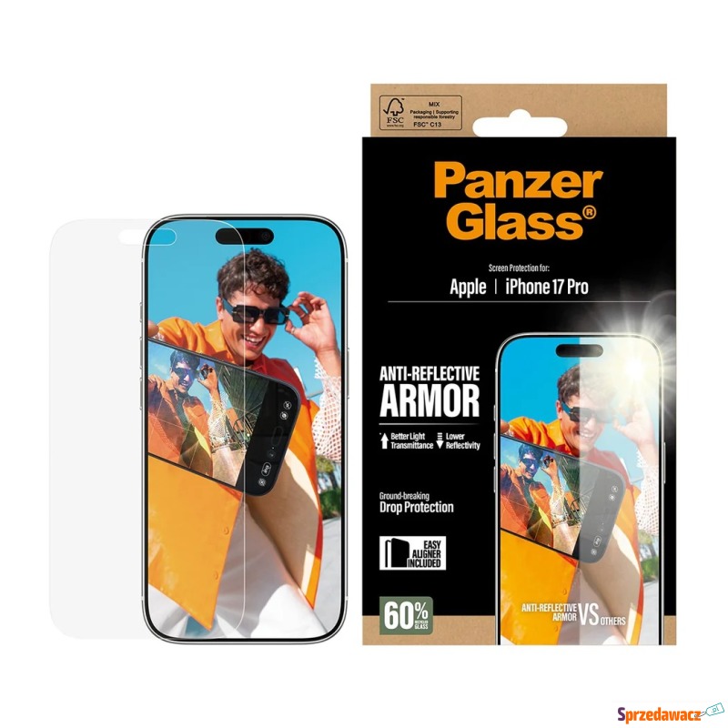 Szkło hartowane PanzerGlass Armor Anti-Reflective... - Akcesoria i części do... - Przemyśl