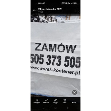 BiG BaG 1m3 Wywóz gruzu Śląsk Tychy Bytom Kat... - Pozostałe usługi - Tychy - zdjęcie 2