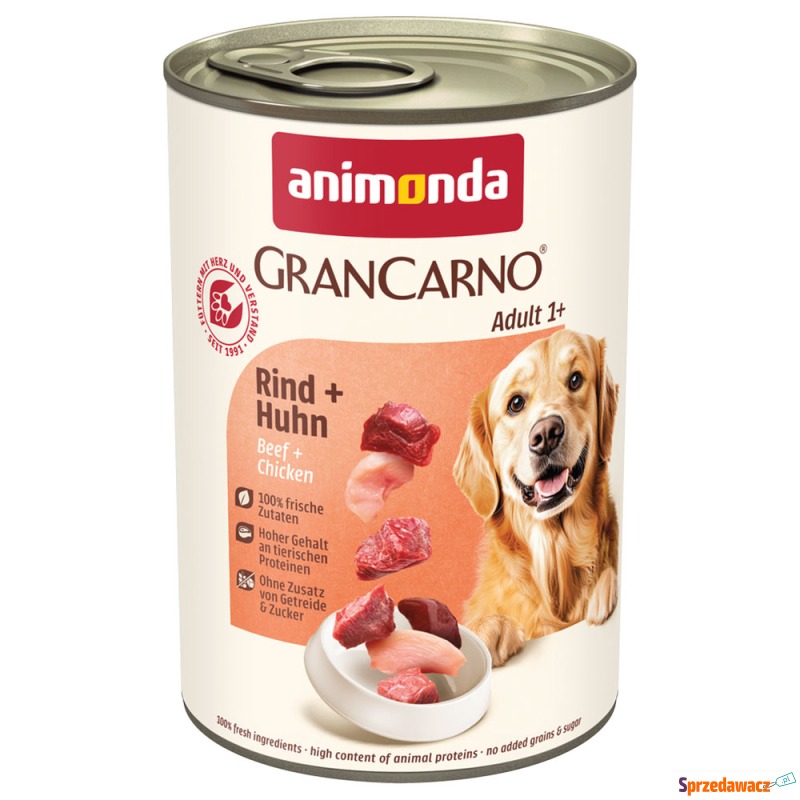 Megapakiet animonda GranCarno Original Adult,... - Karmy dla psów - Bytom