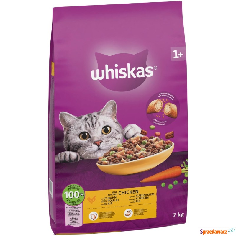Whiskas 1+ z kurczakiem - 7 kg