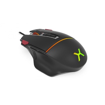 Myszka gamingowa KRUX Fuze PRO przewodowa 12000 dpi optyczna czarna
