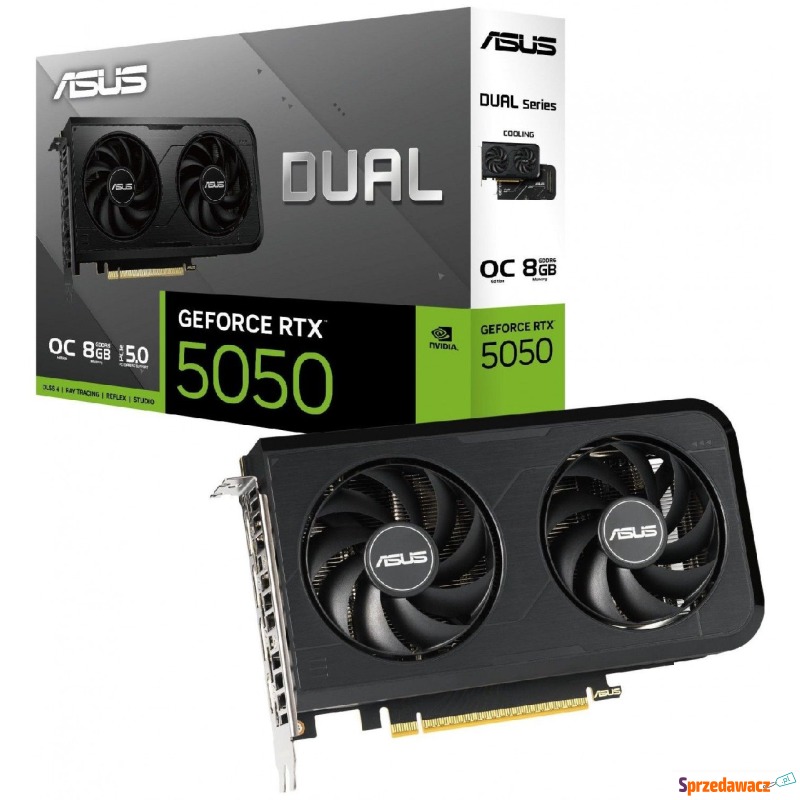 ASUS GeForce RTX 5050 DUAL OC 8GB DLSS 4 - Karty graficzne - Elbląg