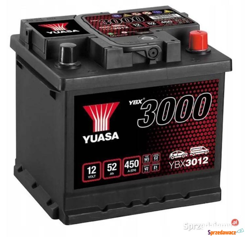 Akumulator 52Ah 450A Yuasa Standard 12V Prawy... - Akumulatory - Lublin