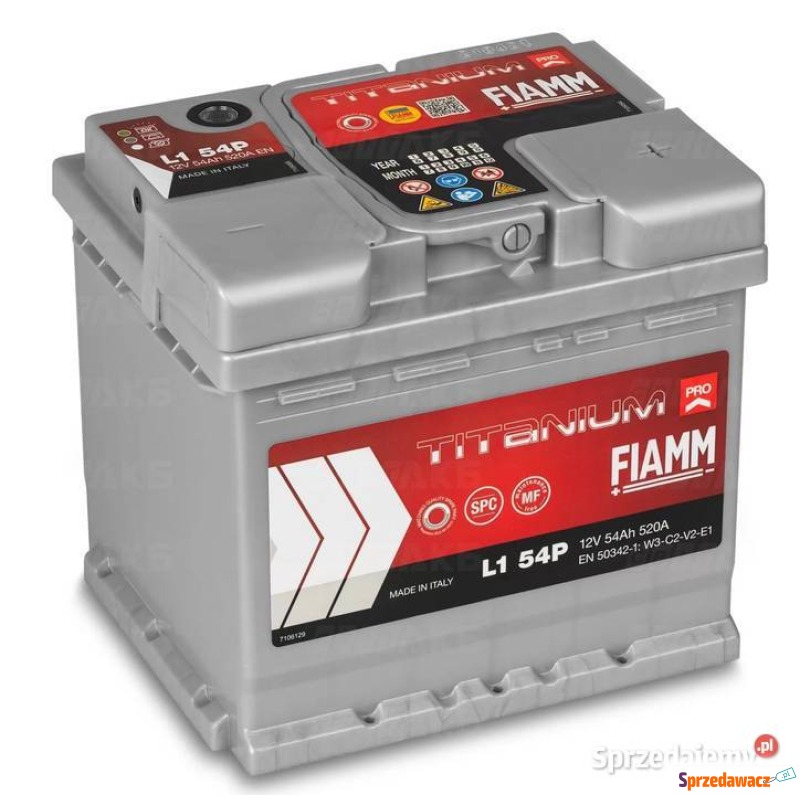 Akumulator 54Ah 520A fiamm titanium pro 12V prawy... - Akumulatory - Lublin