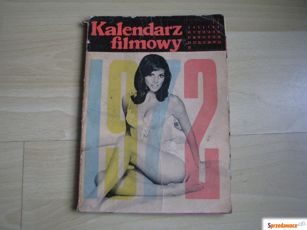 Kalendarz filmowy 1972 - kino,...