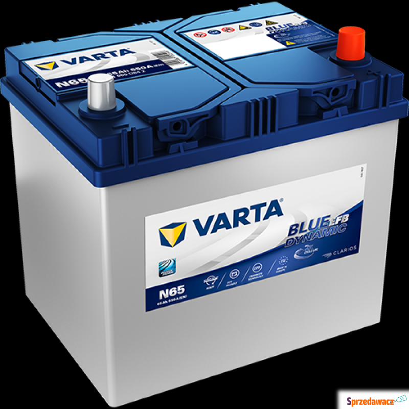 Akumulator Varta Blue Dynamic Efb  N65 65Ah - Akumulatory - Zamość