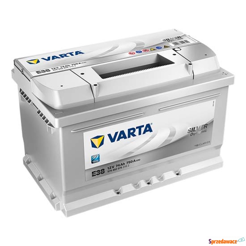 Akumulator Varta Silver Dynamic E38 74Ah 750A... - Akumulatory - Zamość