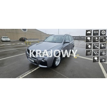 BMW X3 - X3 Polski Salon, idealny stan komplet kół x2, perfekcyjna M-pakiet