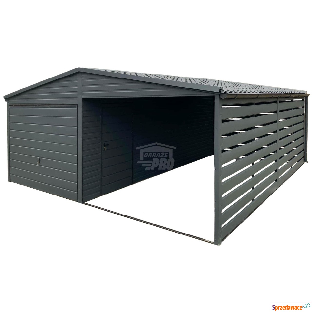 Garaż blaszany 3x6m  wiata 3m ...