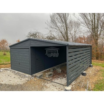 Garaż blaszany 3x6m  wiata 3m  Brama uchylna... - Garaże i wiaty - Toruń - zdjęcie 2