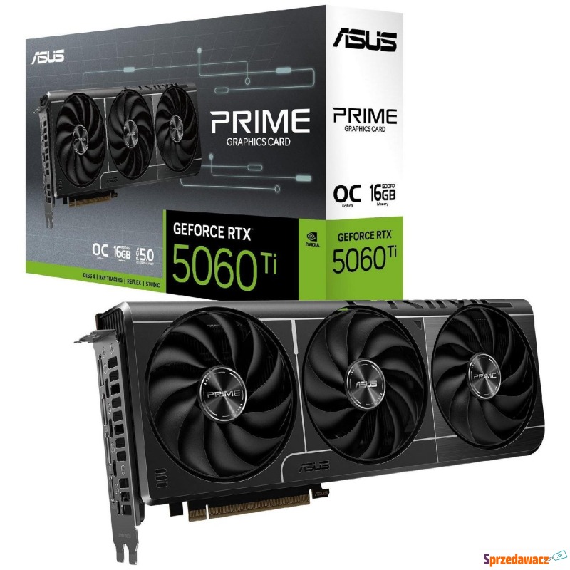 ASUS GeForce RTX 5060 Ti PRIME OC 16GB DLSS 4 - Karty graficzne - Kędzierzyn-Koźle