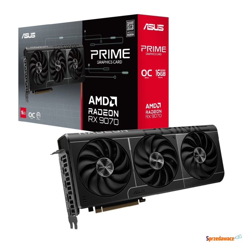 ASUS Radeon RX 9070 PRIME 16GB OC - Karty graficzne - Konin