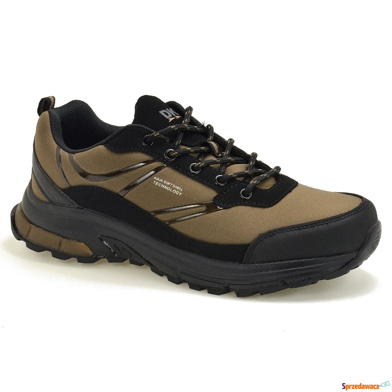 Brązowe męskie buty trekkingowe...