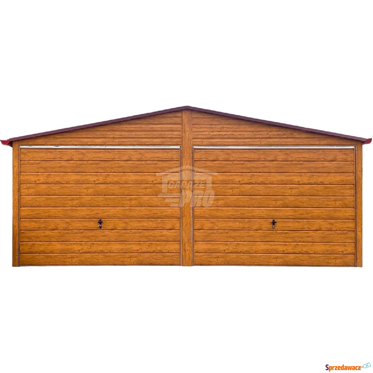 Garaż blaszany 6x6 2x brama 2x...
