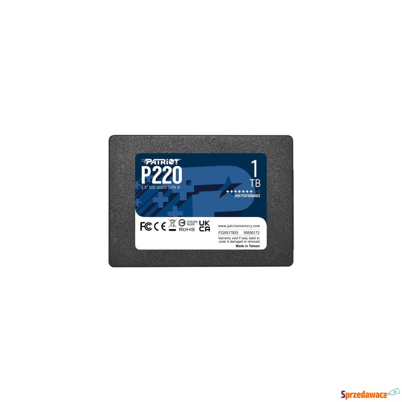 SSD PATRIOT P220 1TB SATA 2,5