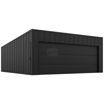 Garaż blaszany 6x6m brama segmentowa drzwi blacha na rąbek dach GP645