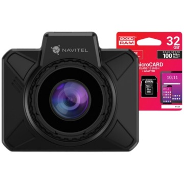 Zestaw Wideorejestrator kamera samochodowa Navitel AR202 NV + karta microSD 32GB