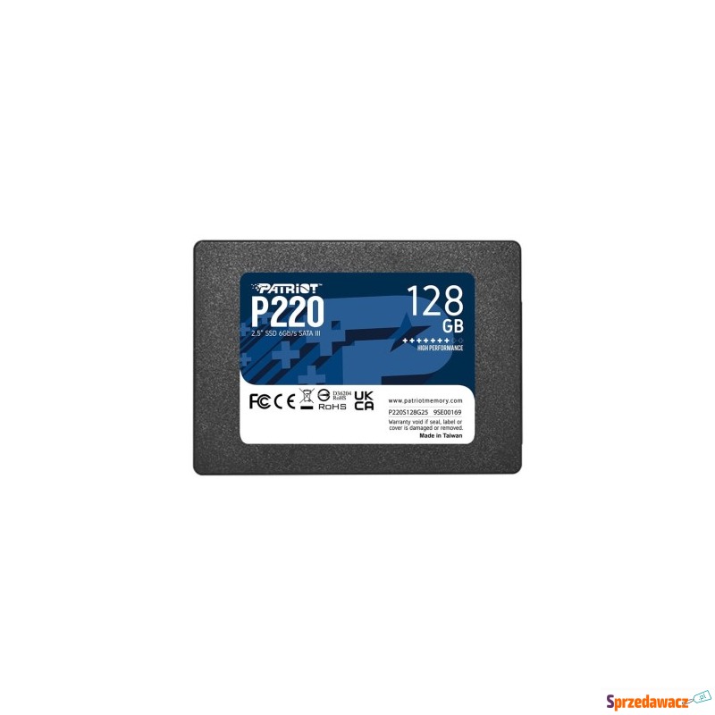 SSD Patriot P220 128GB SATA3 2,5" - Dyski twarde - Łódź
