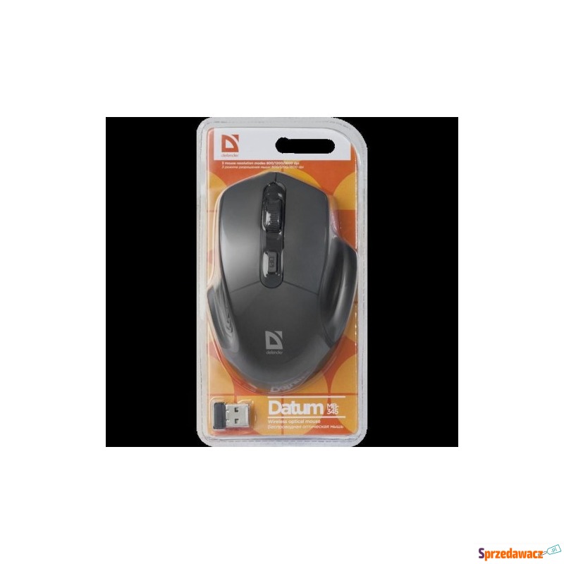 DEFENDER MYSZ DATUM MB-345 RF OPTICAL 1600DPI... - Myszki - Włocławek