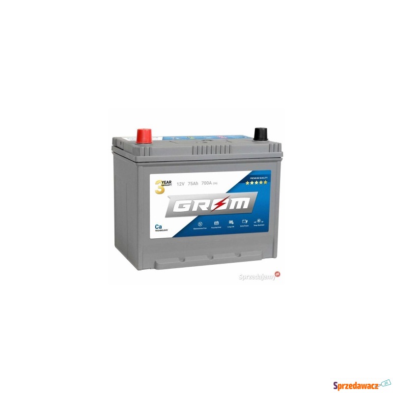 Akumulator 75Ah 700A GROM Premium...