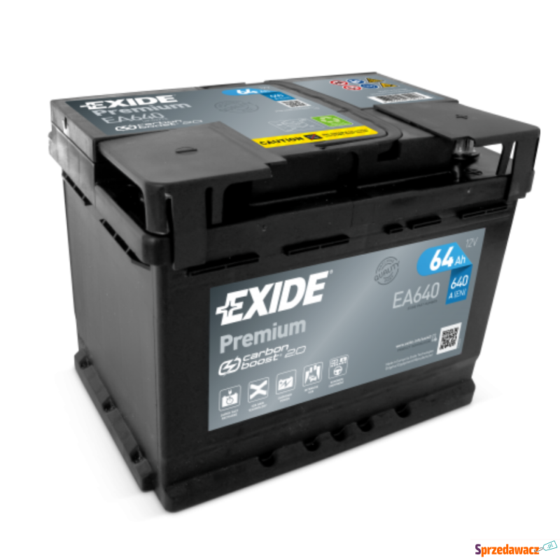 Akumulator 64Ah 640A EA640 EN Exide...