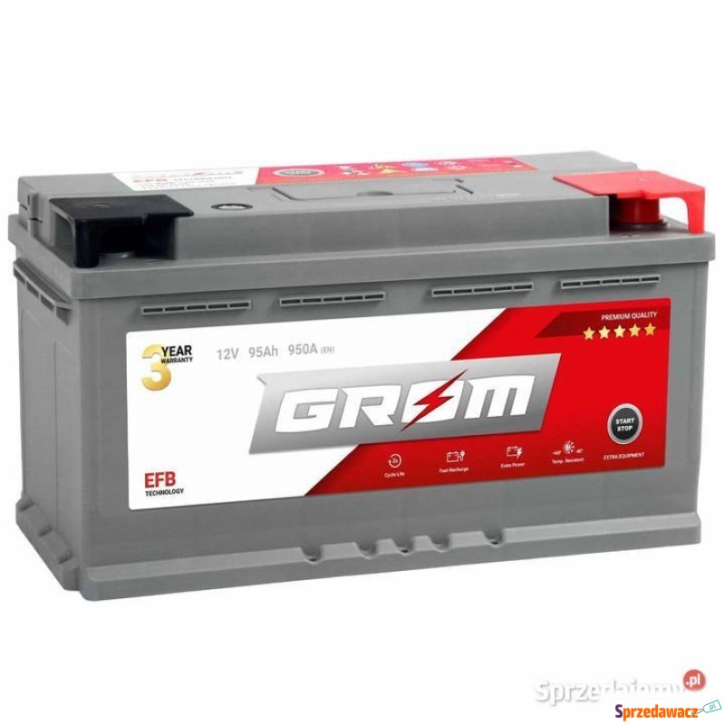Akumulator 95Ah 950A GROM EFB...