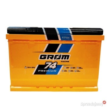 Akumulator 74Ah 680A Grom Racing - Akumulatory - Gdynia - zdjęcie 1