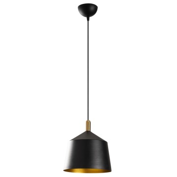 SELSEY Lampa sufitowa Ardulace średnica 25 cm czarna/złota - Genesis