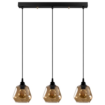SELSEY Lampa sufitowa Zelotti x3 65 cm czarna - Genesis