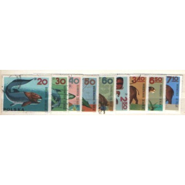 Polska zn. kas.  1966 - wykaz w opisie