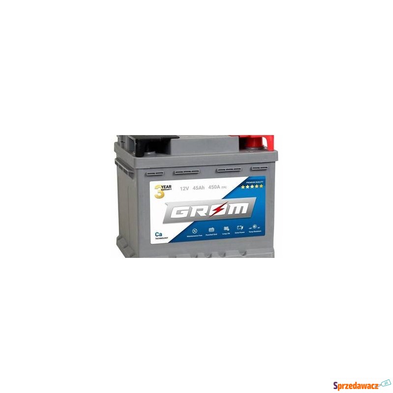 Akumulator 45Ah 450A GROM Premium - Akumulatory - Gdynia
